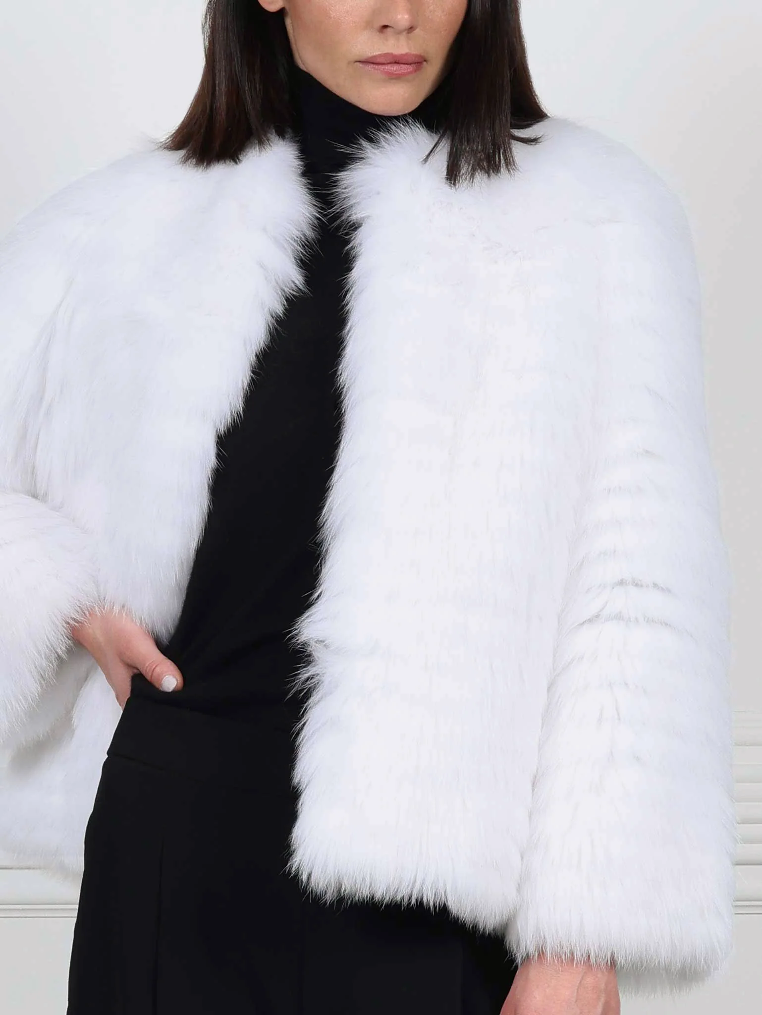 The Andrea Fox Fur Jacket - Image 2