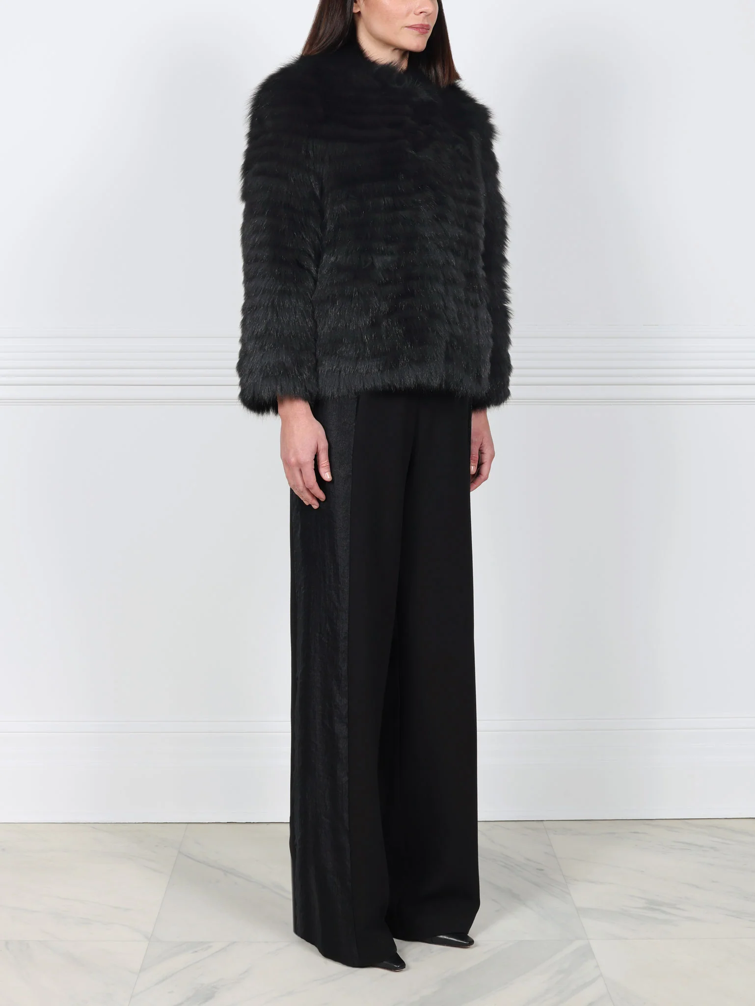 The Andrea Fox Fur Jacket - Image 4