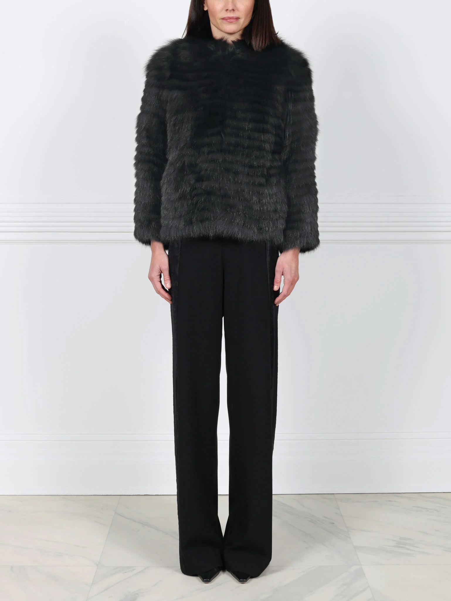 The Andrea Fox Fur Jacket - Image 3