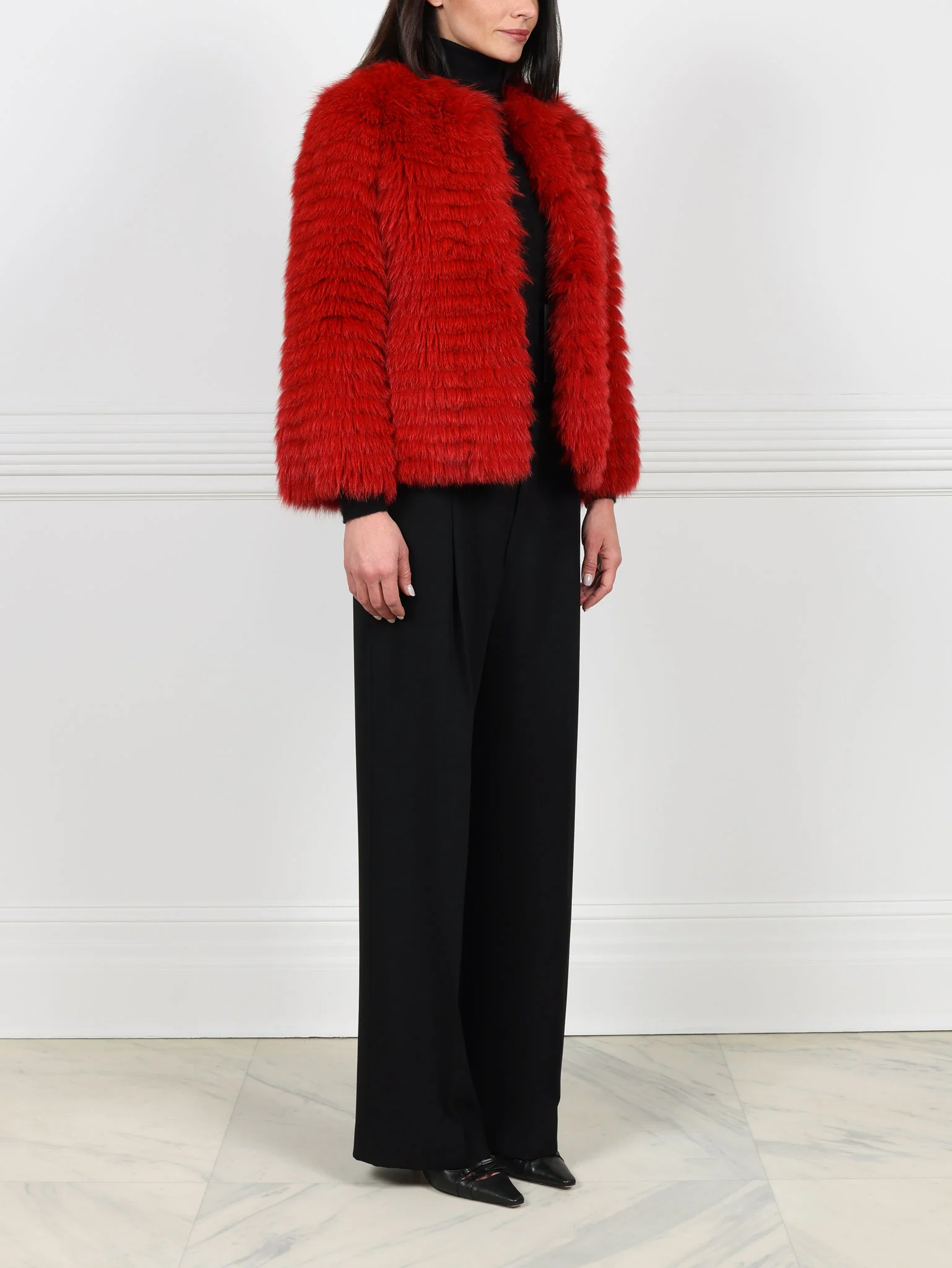 The Andrea Fox Fur Jacket - Image 6