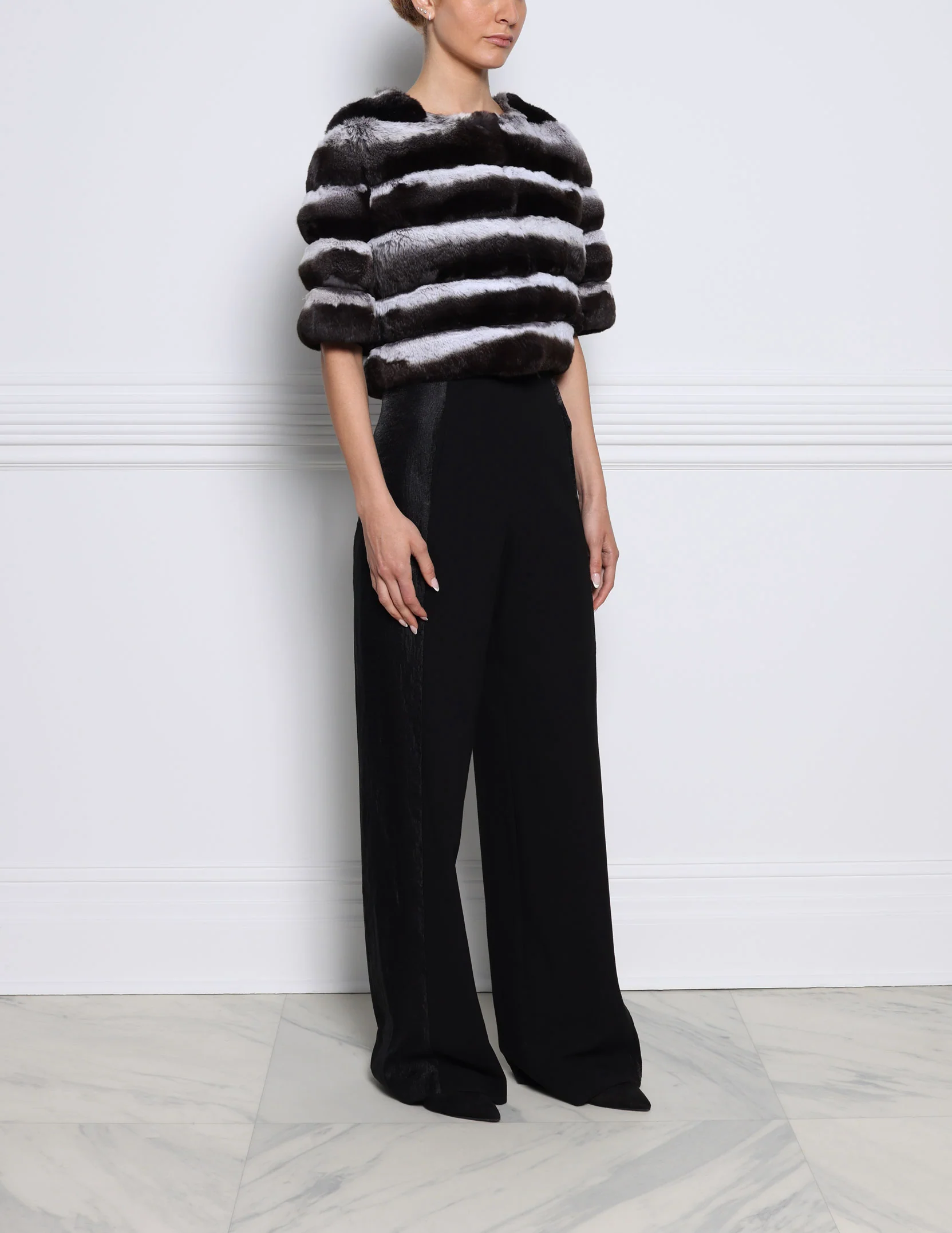 The Calista Chinchilla Jacket - Image 3