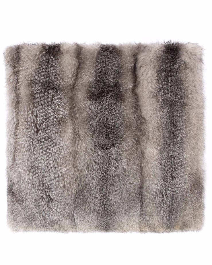 Blue Frost Fur Throw - Image 4