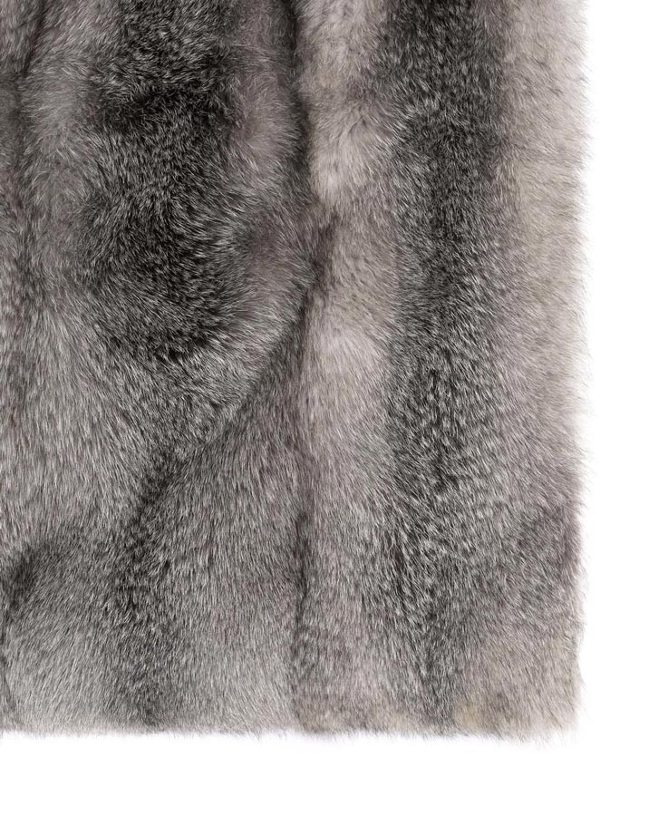 Blue Frost Fur Throw - Image 6