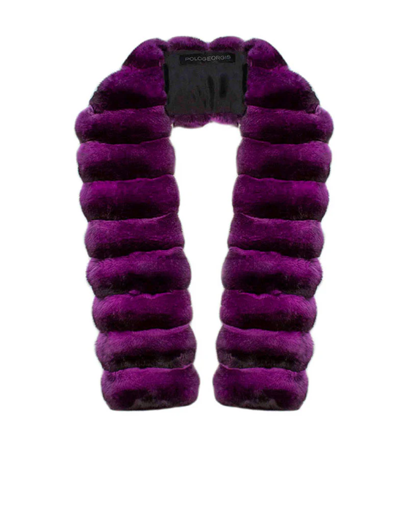 Cross Cut Chinchilla Scarf - Image 10