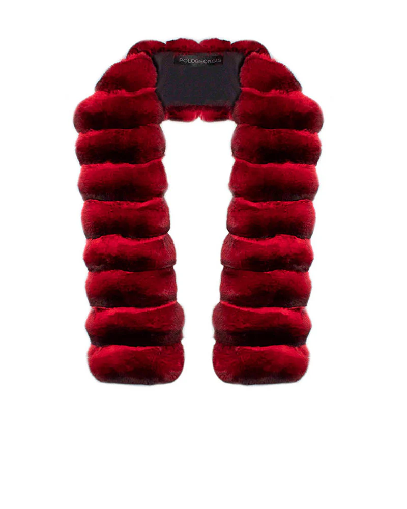 Cross Cut Chinchilla Scarf - Image 7